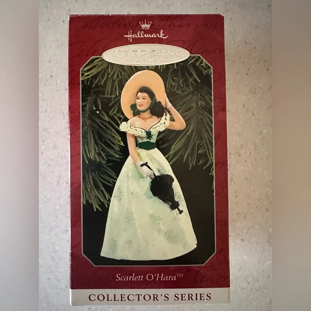 Vintage Hallmark Keepsake Christmas Ornament Gone with The Wind 1998 Scarlett O.